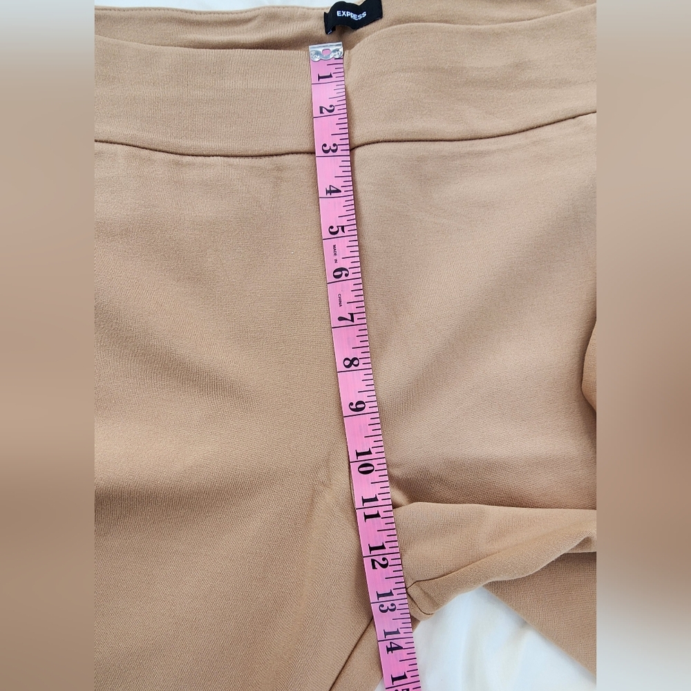 Express Women’s Ponte Pants XX-Large Pecan Brown Stretch Pull-On MSRP $80 - Picture 4 of 8
